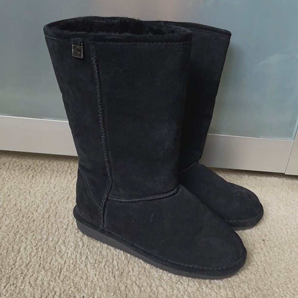 Black BearPaw Fur Boots